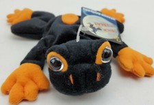 24K Beanie Boppers Tree Frog Orange Black Mini Plush Special Effects Halloween