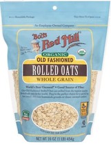 4 PACK - Bob's Red Mill Organic Old Fashioned Rolled Oats, 16-ounce