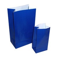 Fun Express 2 Dozen Of Mini 6 1/2 Inch Blue Paper Treat Party Supplies Bags Fun Express 2 Dozen Of Mini 6 1/2 Inch Blue Paper Treat Party Supplies Bags
