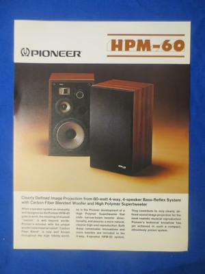 pioneer hpm 60 for sale