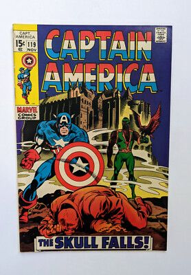 Captain America # 119  (1969) 3rd App. Falcon, Silver Age Marvel Comic