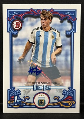 アルバレス　TOPPS ARGENTINA FILETEADO 25枚限定 2023 Topps Argentina Fileteado National Team RC Nico Paz 1st