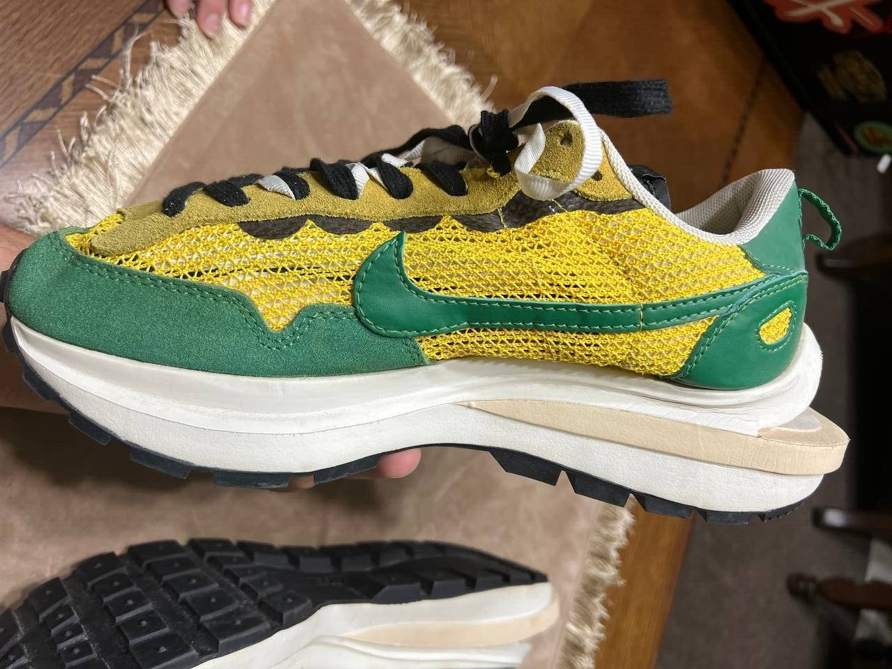 SACAI X NIKE Taglia 8 Scarpe Nike sacai x VaporWaffle Tour Giallo Uomo
