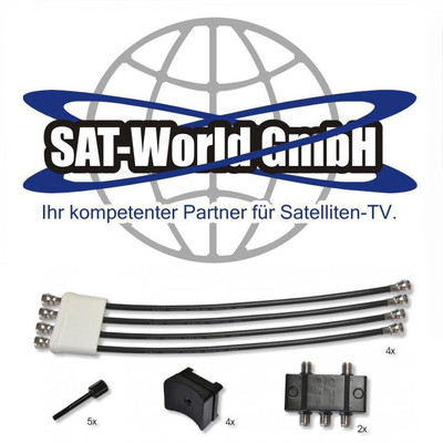 Inverto BLACK MultiConnect Expansion Kit / Erweiterungs-Kit für Quad/Quattro LNB