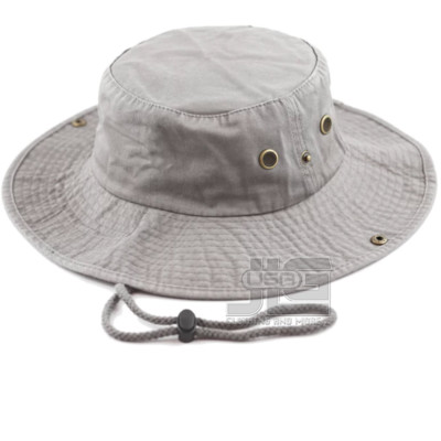 Men's Cotton Boonie Bucket Hat - Oliver Green Wide Brim For Fishing, Hunting, & Summer