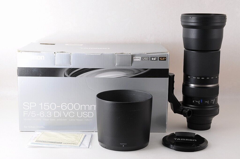 NEAR MINT+】TAMRON SP 150-600mm F5-6.3 USD Di A011 For NIKON NEAR MINT+】TAMRON SP 150-600mm F5-6.3 USD Di A011 For NIKON