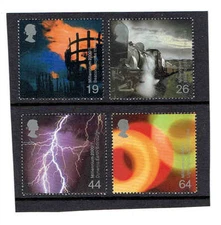 GB MNH STAMP SET 2000 Fire and Light Millennium SG 2129-2132 UMM