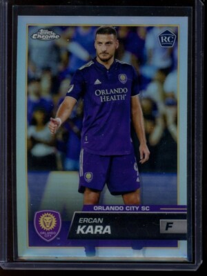 2023 Topps Chrome MLS Ercan Kara RC Refractor #55 - Orlando City SC