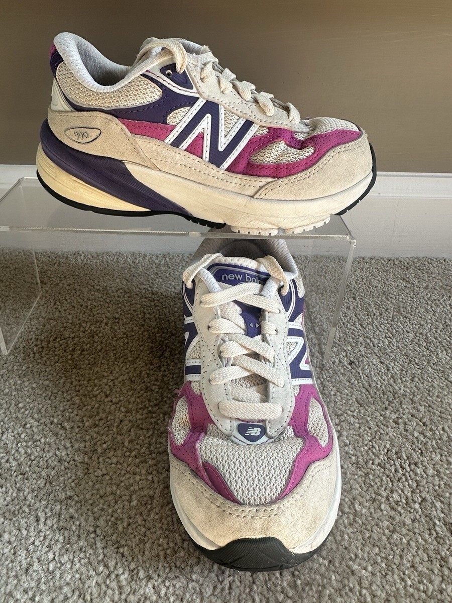New Balance 990v6 Macadamia Nut Cream White Purple Pink Size New Balance 990v6 Macadamia Nut Cream White Purple Pink Size