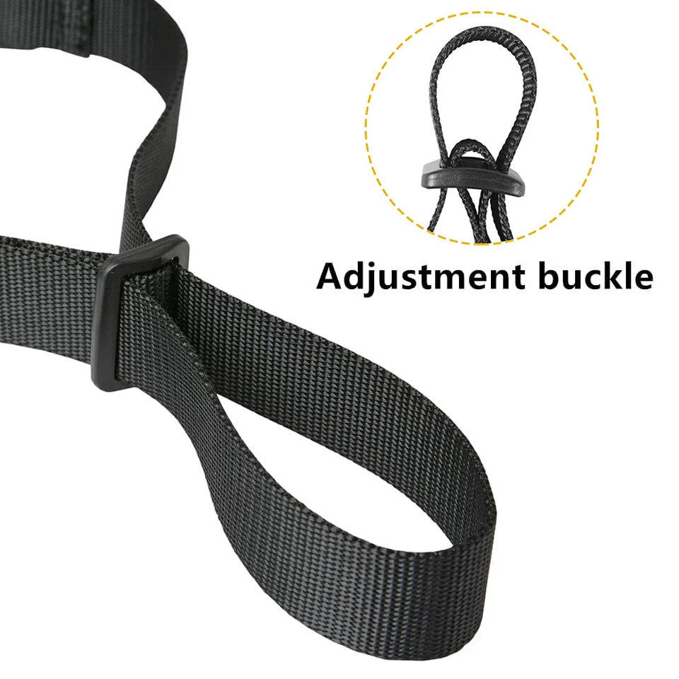 Tactical Rifle Single Gun Sling with Metal Buckle Adjustable Shoulder Strap - Image 4 of 4