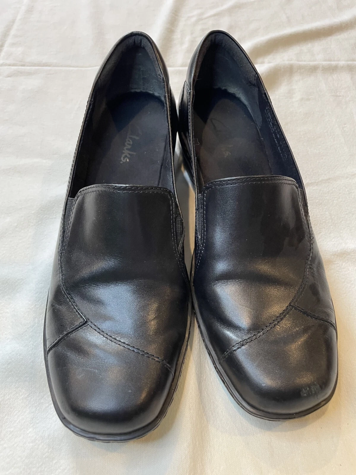 Scarpe Clarks mocassini donna 9 5 m mocassini mocassini mocassini mocassini mocassini neri pelle casual