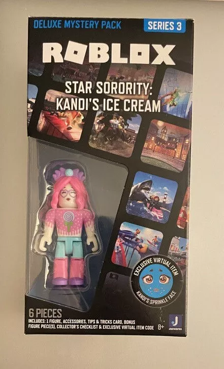 Roblox Toy Code Series 3 Star Sorority Kandi's Sprinkle Face Sent