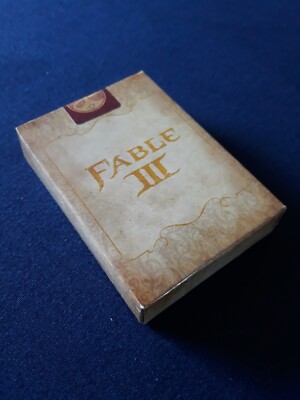 Fable 3 III Limited Collector Edition CARDS/POKER DECK, Xbox 360/Series X 2 NEW