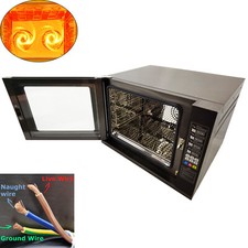 220V Commercial Countertop Hot Air Circulation Electric Spray Oven 0-350℃ 60L