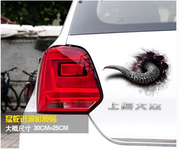 Nuevo coche 3D Magic Spray Pintura Graffiti Pegatinas Reflectantes Rasguños Traseros Calcomanía Foto 3 de 4