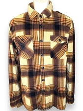 ThirtyTwo Repel Snowboarding  Brown Fulton Plaid Fleece Small