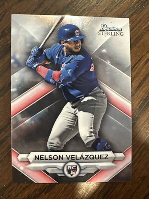 2023 Bowman Sterling Nelson Velazquez RC #BSR-2 Chicago Cubs