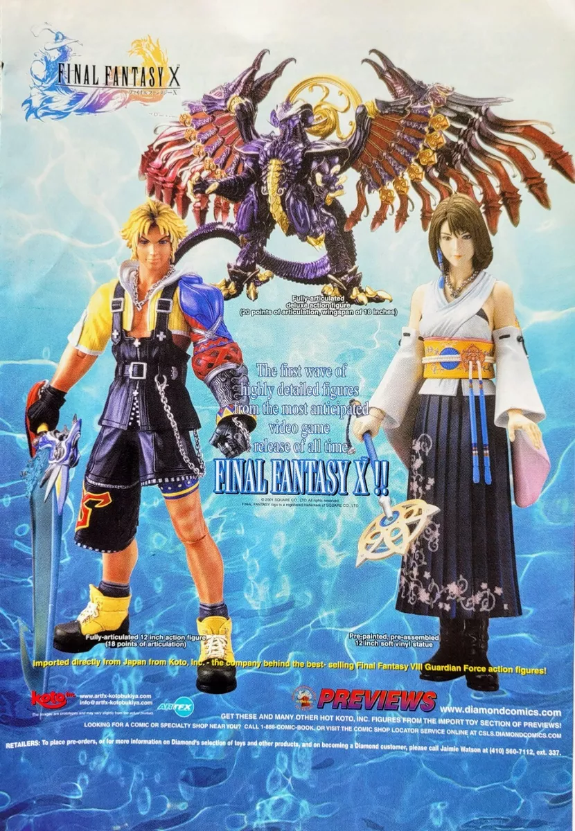 Final fantasy hotsell x action figures