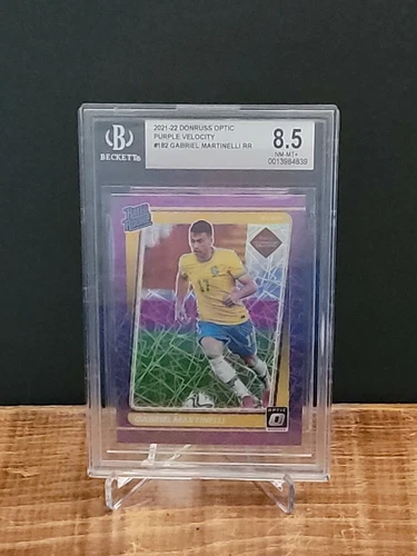 2021 Donruss Optic RR Gabriel Martinelli LOW POP #1 PURPLE VELOCITY 