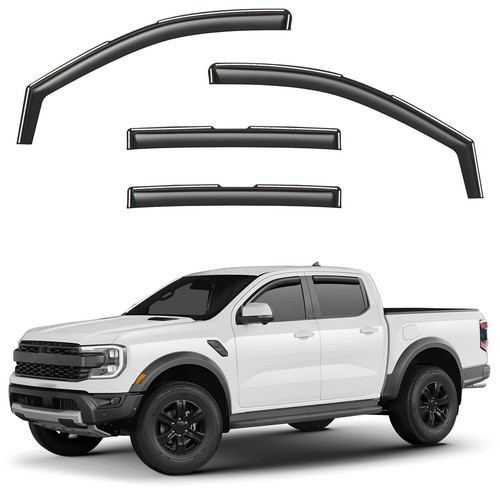 Ford Genuine Sun & Rain Visors – 4pc Set For 2022-2025 Ford Maverick
