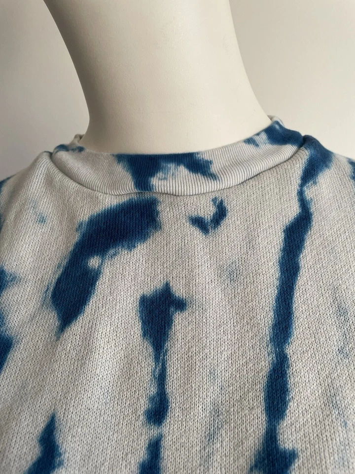 Conjunto Sudadera Pantalones Sudadera The Elder Statesman XS/S Algodón Cachemira Azul Tie Dye Foto 3 de 4