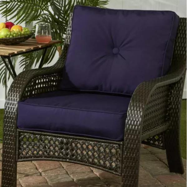 Navy blue deep seat patio cushions sales