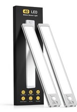 Under Cabinet Lights,40 LED Rechargeable Battery Operated Motion Sensor Light