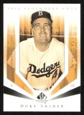 2004 SP Legendary Cuts DUKE SNIDER Base Baseball card BROOKLYN DODGERS