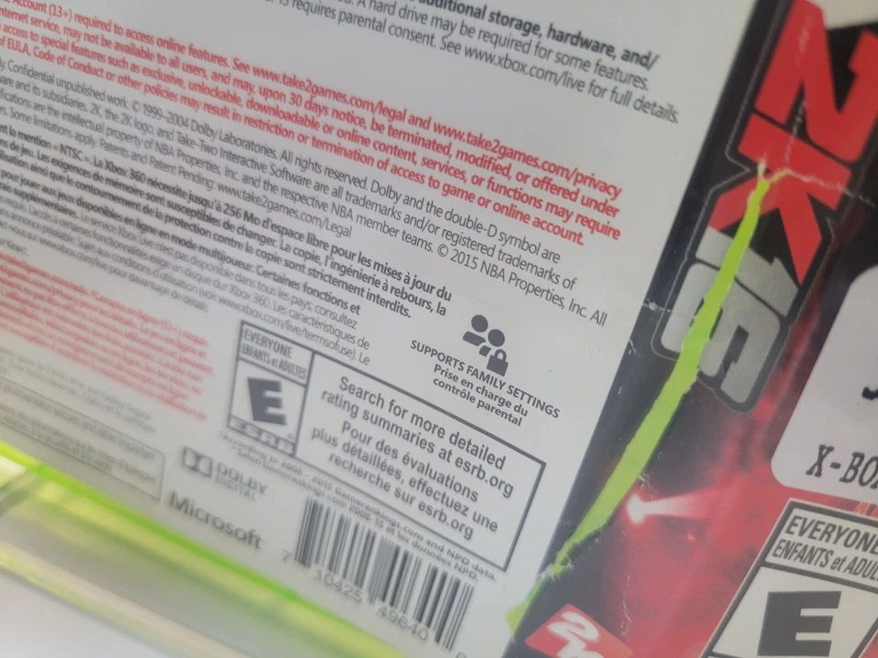 NBA 2K16 Xbox 360 NoManual Tested ENFR Free Shipping in Canada !! - Image 2 of 4