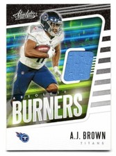 2020 Panini Absolute Football Absolute Burners A.J. Brown Jersey Relic Card