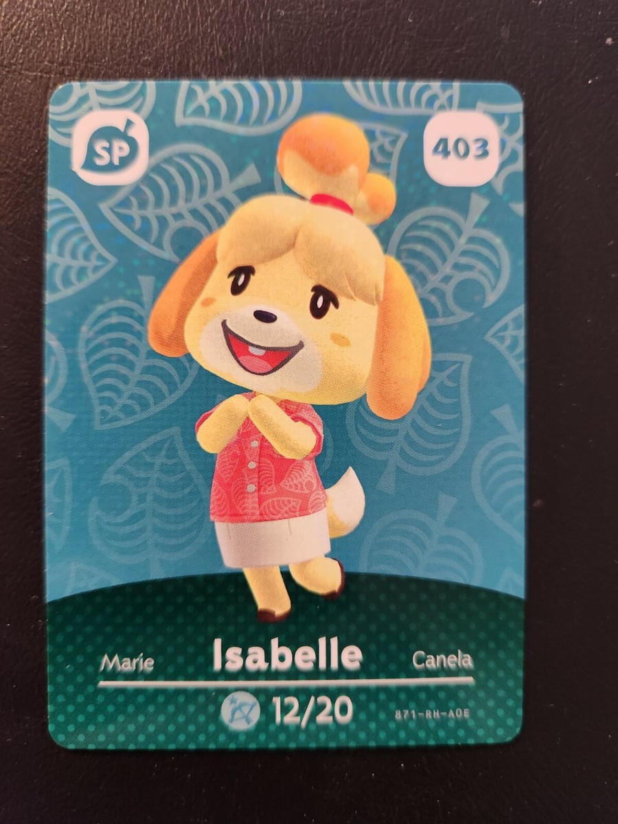 Nintendo Animal Crossing Amiibo Card Series 5 #403 Isabelle