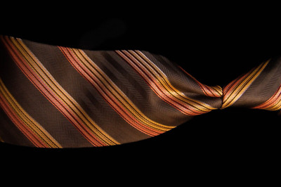 Alexander Julian - Men's Gray, Yellow, & Peach Neck Tie 3.6''W x 63''L (Long)
