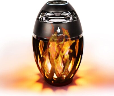 Outdoor Bluetooth Speaker with Flame Atmosphere, Electronics Gifts for Anyone