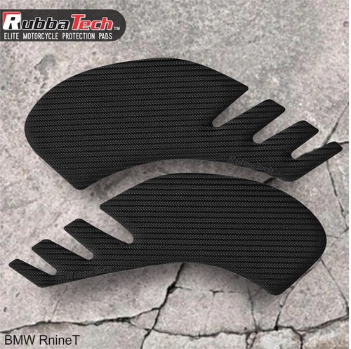 RubbaTech BMW RnineT long rubber knee pad set (bonus bundle) - Picture 2 of 8