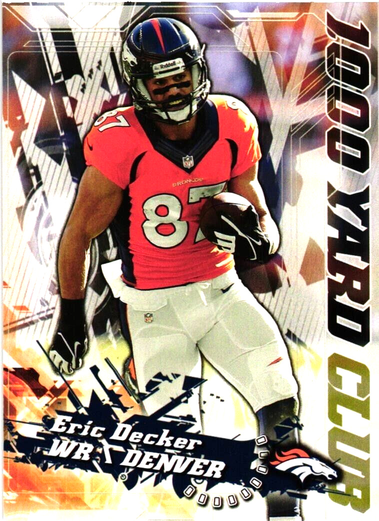 2014 Topps 1000 Yard Club #35 Eric Decker Denver Broncos NFL Football Card