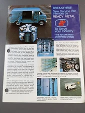 Ready Metal Manufacturing Company Service Van Interiors Brochure 1973