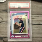 2024 Donruss Optic Preview Pink Holo Drake Maye Rookie Rc PSA 9 Patriots