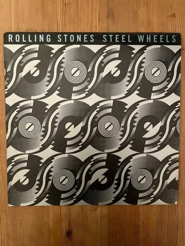 ROLLING STONES - Steel Wheels - ORIGINAL 1989 UK 1st PRESS - VG+/EX CBS 465752-1