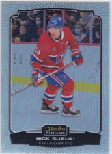2022/23 OPC PLATINUM..NICK SUZUKI..RAINBOW..# 122..CANADIENS..FREE COMBINED SHIP