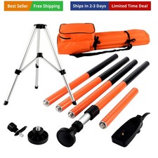 Laser Level Pole with Tripod,12Ft./3.7M Telescoping Pole for Laser Levels,1/4...