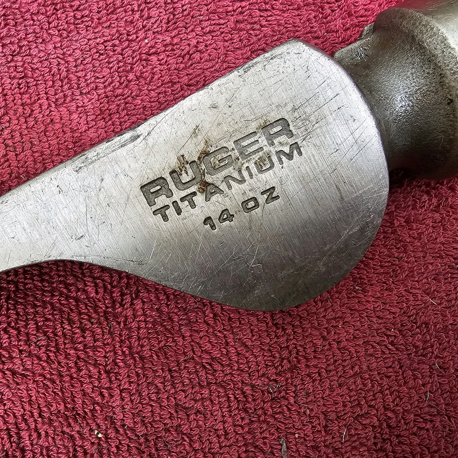 Stiletto Tool Co. USA RUGER Titanium 14 oz Framing Hammer