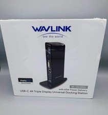 Wavlink WL-UG39PD1 USB-C 4K Triple Display Docking Station HDMI Ethernet