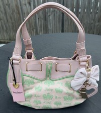 Juicy Couture Juicy Fan Club Satchel Pink Diamond Retro NWT