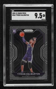2020-21 Panini Prizm Tyrese Haliburton #262 SGC 9.5 Mint+ Rookie RC