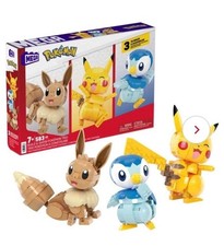 MEGA Pok mon Building Kit,with 3 Action Figures 583 Pieces new in box