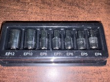 New Matco Tools 7 Piece Ep4 - Ep12 Inverted Star Plus Socket Set B93