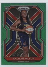 2021 Panini Prizm WNBA Green Prizm Aaliyah Wilson #99 06y2