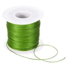109 Yard Metallic Cord,1mm(0.04inch) Green Ornaments Strings
