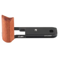 L-Shape Wooden Quick Release L Plate Holder handle for Fujifilm GFX 100RF Camera