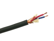 10 Feet Belden 1813A BLACK 2 Conductor 24 Gau...